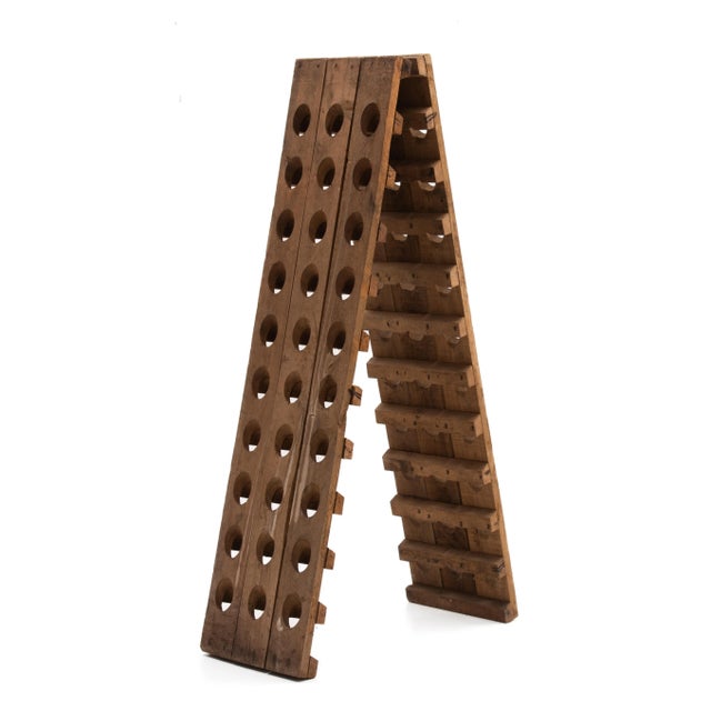 French Talliet French Champagne Oak Riddling Rack 1979 For Sale - Image 3 of 11