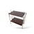 1960s Mid-Century Modern Folding Serving Trolley with Rosewood and Chrome Frame, 1960s For Sale - Image 5 of 7