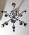 1970s Sciolari Gaetano Italian Space Age Style Chandelier in Chrome-Plated Brass For Sale - Image 9 of 12