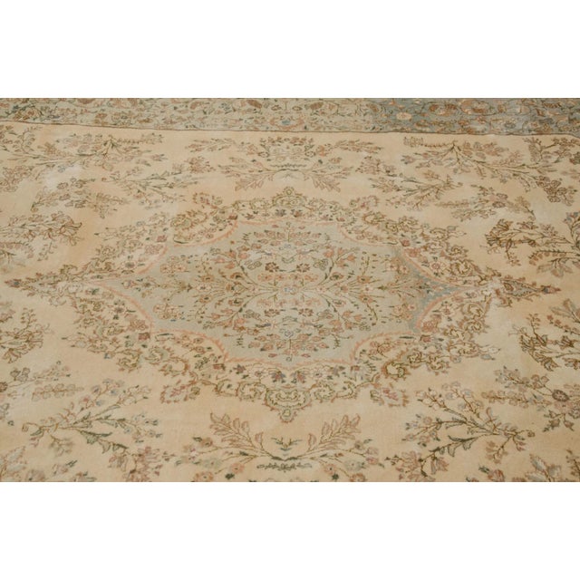 Persian Vintage Tabriz Rug - 10'5" X 13'3" For Sale - Image 3 of 13