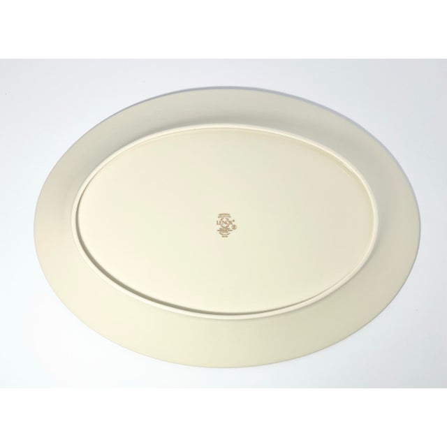 Lenox Lenox “Solitaire” Porcelain Medium Oval Serving Platter For Sale - Image 4 of 5