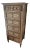 1970s Hollywood Regency Upright Jewelry Dresser For Sale