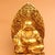 Late 20th Century Gilded Bronze Laughing Buddha Statue on Lotus Throne For Sale In Los Angeles - Image 6 of 9