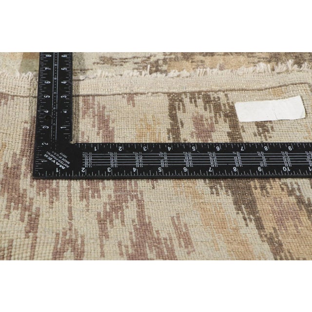 Early 21st Century Vintage Earth-Tone Ikat Rug, 7'9 X 10'00 For Sale In Dallas - Image 6 of 10