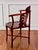 1940s Pair of Chinese Rosewood Corner Chairs With Mother-of-Pearl Inlay, C. 1940 For Sale - Image 5 of 18