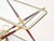Brass and Burgundy Lacquered Wood Bar Cart by Cesare Lacca, Italy, 1950s For Sale - Image 9 of 15