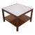 1960’s Mid-Century Modern Two-Tiered Walnut and White Formica Coffee Table For Sale