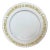 Vintage Towne House "Spring" 3094 Dinner Platter • Yellow Floral Band & Silver Trim • 12 1/4” For Sale