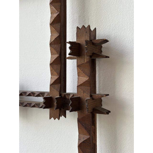 Antique Folk Art Puzzle Tiered Frame, Circa Early 20th Century For Sale - Image 13 of 18