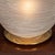 Silver Vintage Italian Hand-Blown Frosted Murano Glass Globe Table Lamp, 1980 For Sale - Image 8 of 14