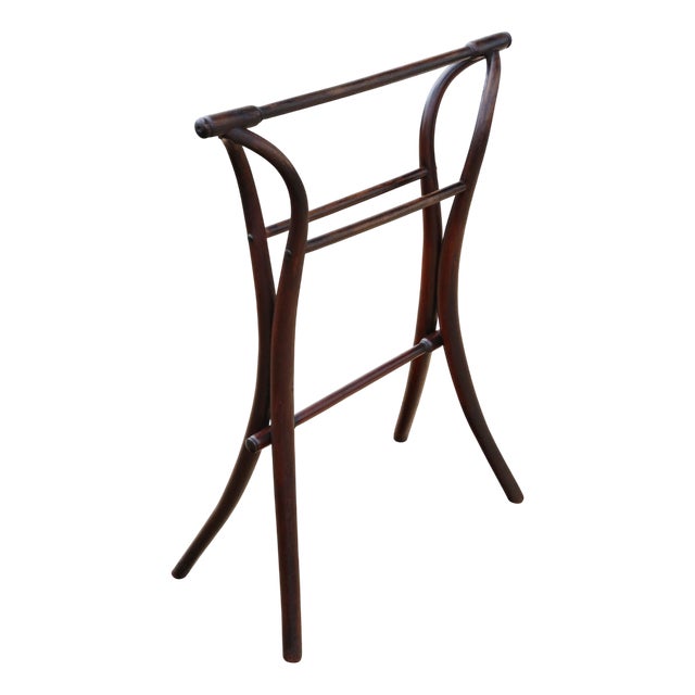 Antique Bentwood Towel Stand with 4 Rails, 1900s For Sale
