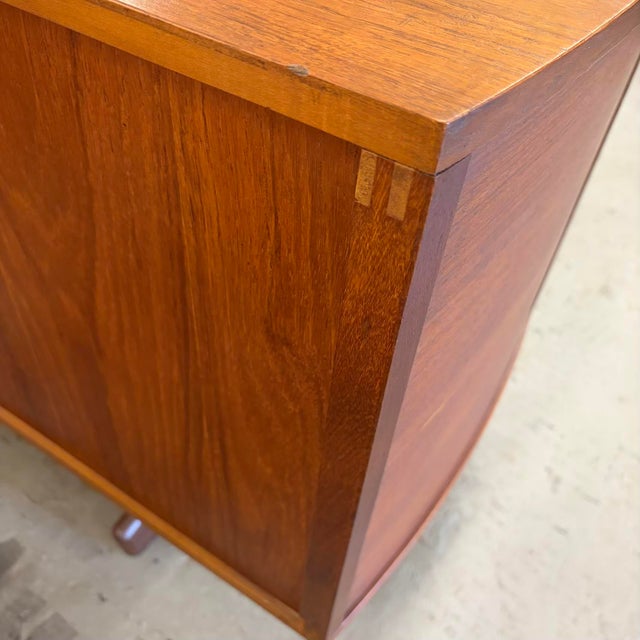 Teak & Rosewood Trestle Base Sideboard For Sale - Image 15 of 18