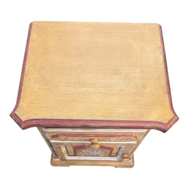 Italian Lacquered, and Hand Painted Nightstands For Sale In West Palm - Image 6 of 6