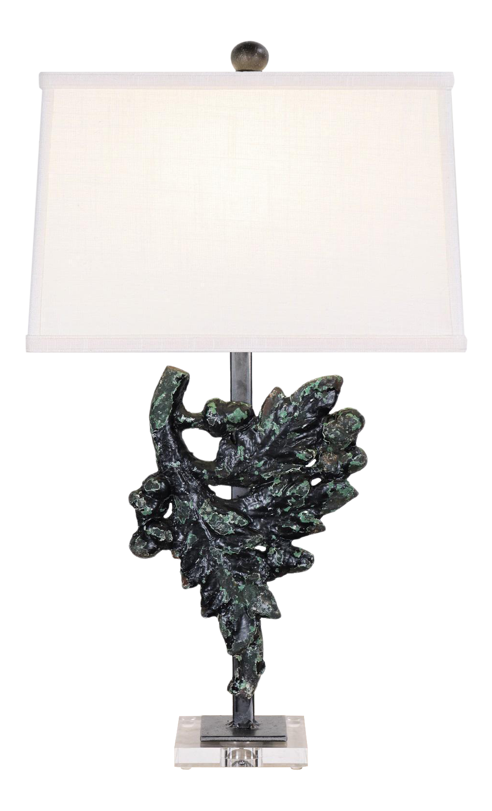 vintage cast iron table lamp