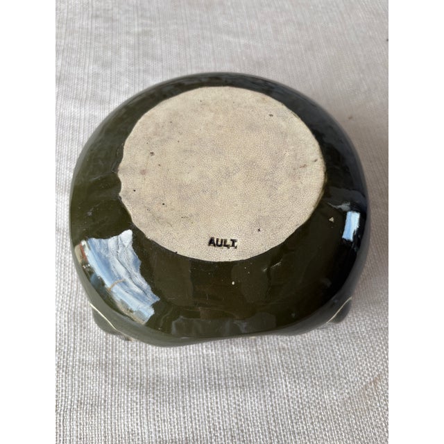 Ivory Vintage Ault Handcrafted Ceramic Bowl / Catchall Vessel For Sale - Image 8 of 8