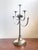 Sculptural Metal 5-Arm Candelabra by Attila Demcsik, Hungary, 1980 For Sale - Image 3 of 11