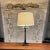 For your consideration, a 1980s style Maitland-Smith faux bronze palm tree table lamp. It features a sculptural metal...