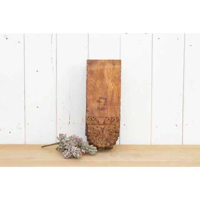 Large Teak Carved Corbel For Sale In Los Angeles - Image 6 of 7