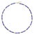 Lapis Lazuli Tube Gold Station Necklace For Sale