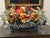 Ceramic Grand SilkPot Faux Floral Centerpiece in Napoleonic Period Porcelain CachePot For Sale - Image 7 of 7