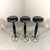 Metal Shock Absorbers Bar Stools from Monroe, 1980s, Set of 3 For Sale - Image 7 of 13