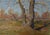 Impressionist Treelandscape Painting, Antique Soviet Art, 1960s 33-47 For Sale