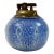 Vintage Murano Style Blue Blown Glass Table Lighter For Sale