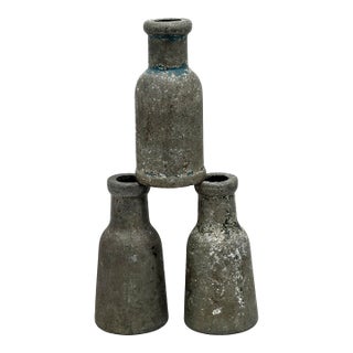 Authentic Antique Cast Metal Circus Midway Baseball Throw & Milk Bottles Game From Sarasota Florida For Sale