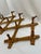 1950s Expandable Bulgarian Faux Bamboo Wooden Coat and Hat Rack For Sale - Image 12 of 18