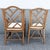 Boho Chic Chippendale Style Rattan Dining Chairs - Set of 4 For Sale In West Palm - Image 6 of 12