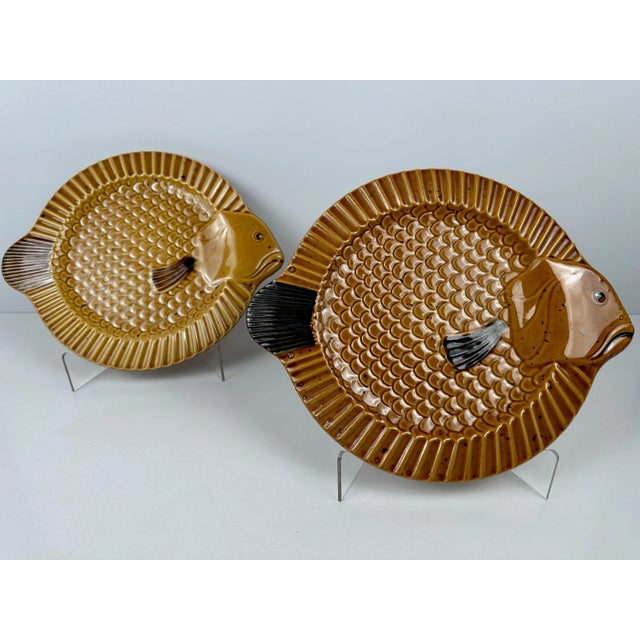 Vintage Gallo Neptuno Fish Plates from Villeroy & Boch, 1970s, Set of 2 For Sale - Image 9 of 9
