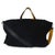 Fendi Yellow Black Wool Logo Tote For Sale - Image 4 of 8