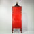 Pair of Vintage Louis XVI Style Chinoiserie Red Lacquer Display Cabinets For Sale - Image 10 of 17
