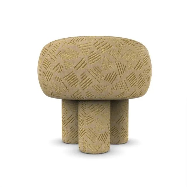 Not Yet Made - Made To Order Hygge Stool in Linen by Saccal Design House for Collector For Sale - Image 5 of 5