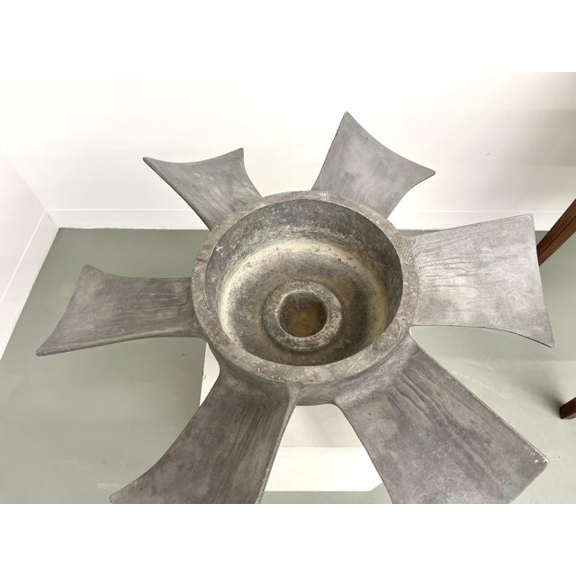 Helical Vase in Cast Aluminum, 1950s For Sale - Image 6 of 14