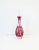 Glass Cut Crystal Red Spirit Liquor Decanter Barware, West Germany For Sale - Image 7 of 13