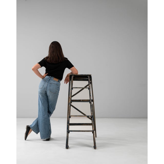 1900s French Wooden Painters Ladder For Sale - Image 17 of 18