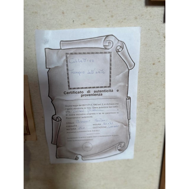 Luisa Francia, Landscape, 1950s, Oil on Canvas For Sale - Image 9 of 11