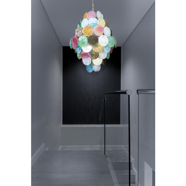 Vintage Italian Murano Chandeliers, 2000s, Set of 2 For Sale - Image 4 of 18