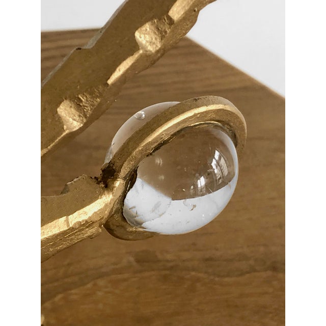 A spectacular candlestick or candelabra sculpture, post-modernist, brutalist, shabby-chic, "organic" tree composition of...