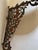 Exceptional pair of 18th Century Italian openwork iron wall sconces, a rare and highly decorative set of authentic Tuscan...
