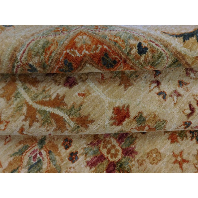 Vintage Hand Knotted Royal Chobi Pakistani Gallery Rug. 6'2"x 12' For Sale - Image 18 of 18