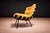 1950s “Costella” Armchair in Hardwood & Chenille, Martin Eisler, 1950s For Sale - Image 5 of 9