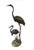Coastal Bronze Heron Tiered Fountain Sculpture For Sale - Image 3 of 12