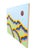 2020s 2026 "Ridges" Contemporary Blue, Green, Red, & Yellow Patterned Abstract Landscape Painting By Tina Ruyi For Sale - Image 5 of 7