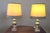 Silver Silver-Plated Metal Bedside Lamps, 1970s, Set of 2 For Sale - Image 8 of 11