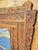 Burnt Umber Late 19th Century Handcarved Architectural Panel W. Mirror, Large For Sale - Image 8 of 11