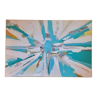 Abstract Mixed Media Painting by Michael Costantini For Sale