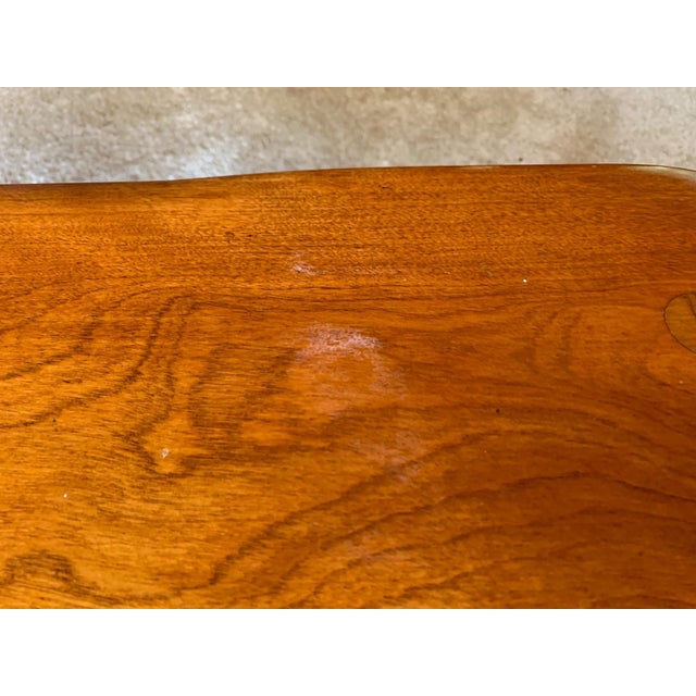 Mid 20th Century Cushman Colonial Creations Maple Cobbler's Table No. 5-16 For Sale - Image 10 of 11