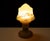 Small Boudoir Glass Table Lamp, 1950s For Sale - Image 11 of 12